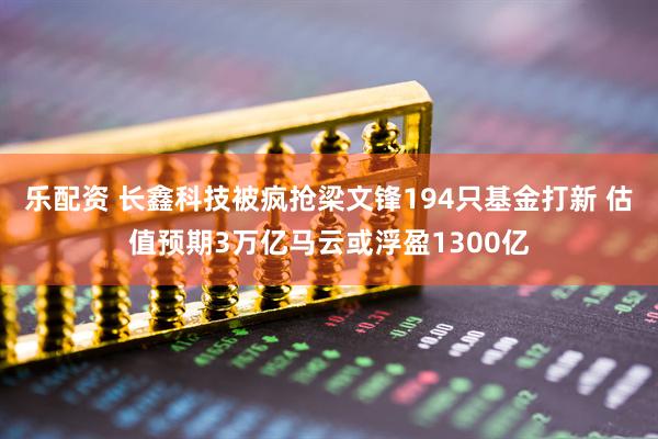乐配资 长鑫科技被疯抢梁文锋194只基金打新 估值预期3万亿马云或浮盈1300亿